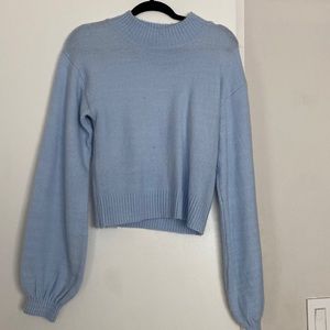 wild fable baby blue sweater